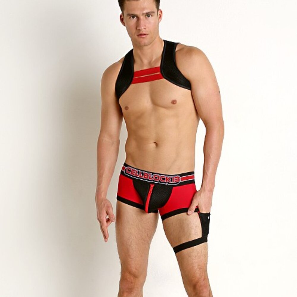 CBS106 Cellblock 13 Ranger Harness Red - Picture 3 of 4